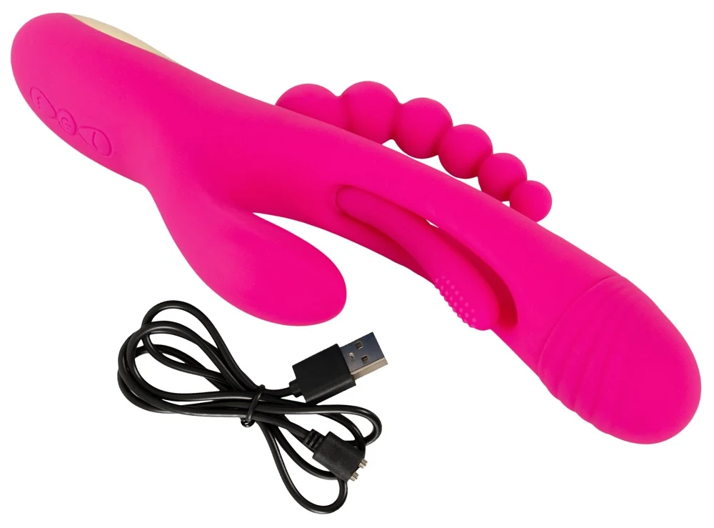 Sweet Smile Triple Vibe With Flicking Tongue 24,4 cm vibrator