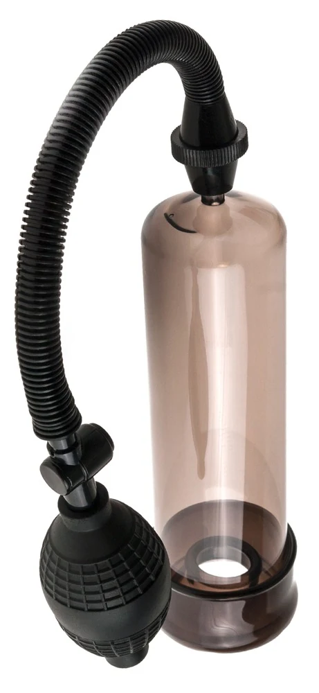 Transparante penispomp met pompbal