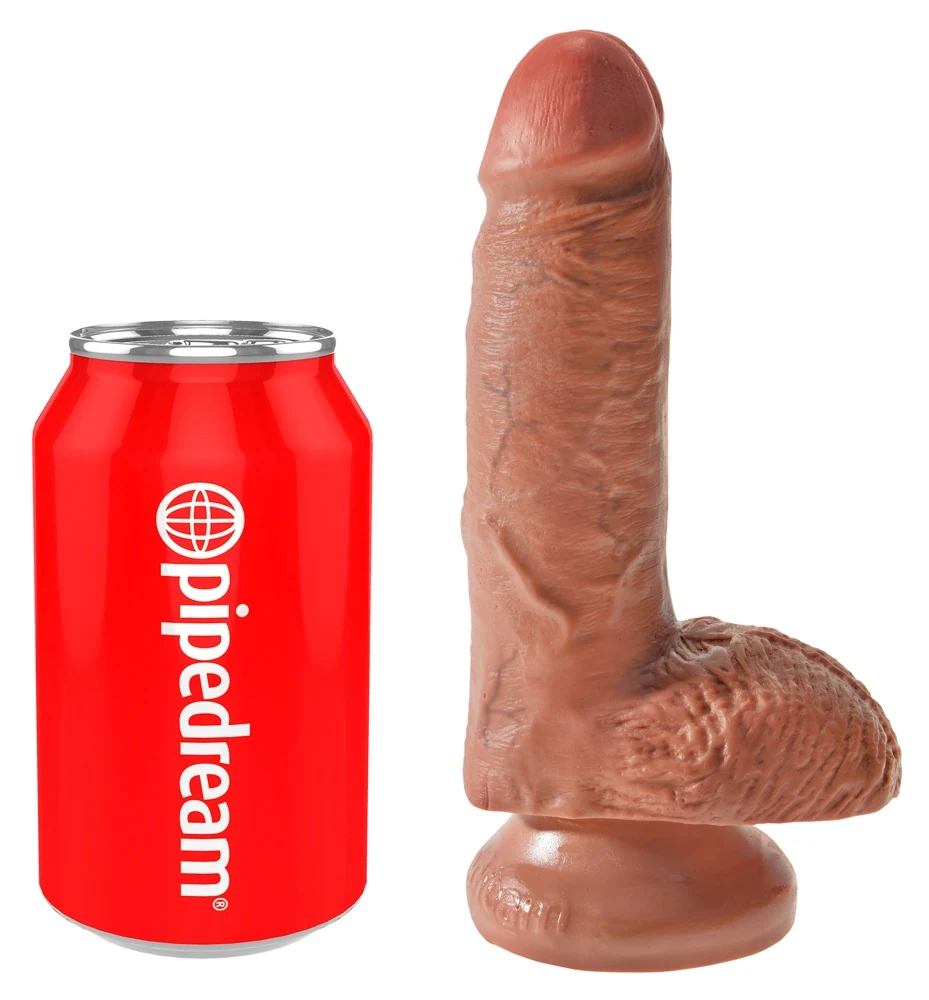 King Cock 7“ with Balls 17,8 cm dildo