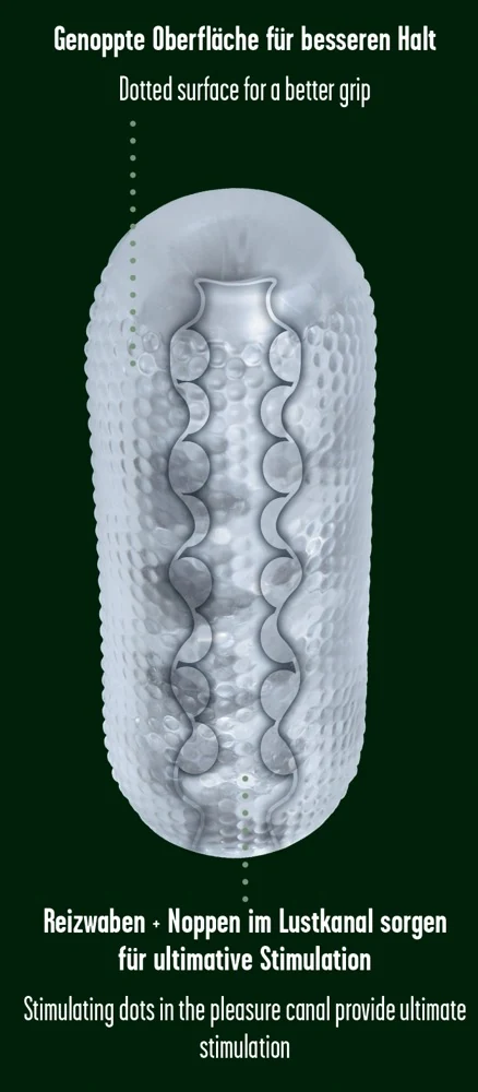 Transparante pocket masturbator Speed