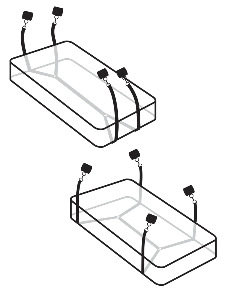 FF Series Limited Edition Wraparound Mattress Restraints handschellen und -fesseln