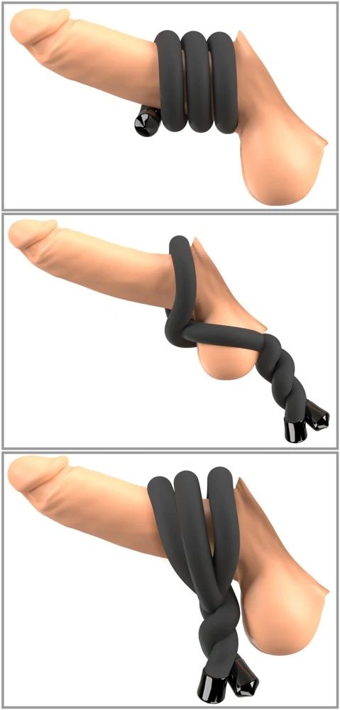 Bad Kitty Bendable cock ball ring penisring