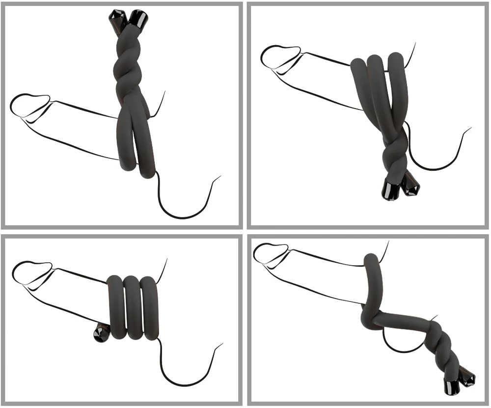 Bad Kitty Bendable cock ball ring penisring