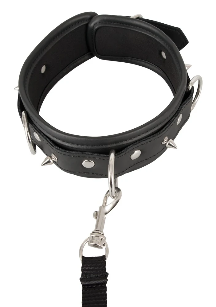 Vegan Fetish Halsfessel und Leine bondage fesseln