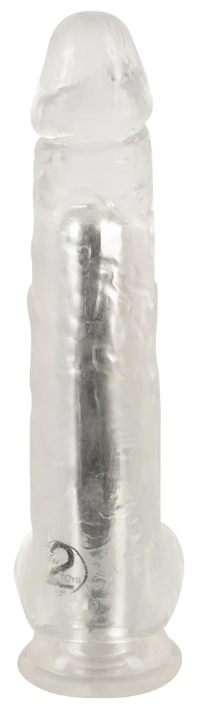 Crystal Vibrator mit Saugfuß 24,5 cm
