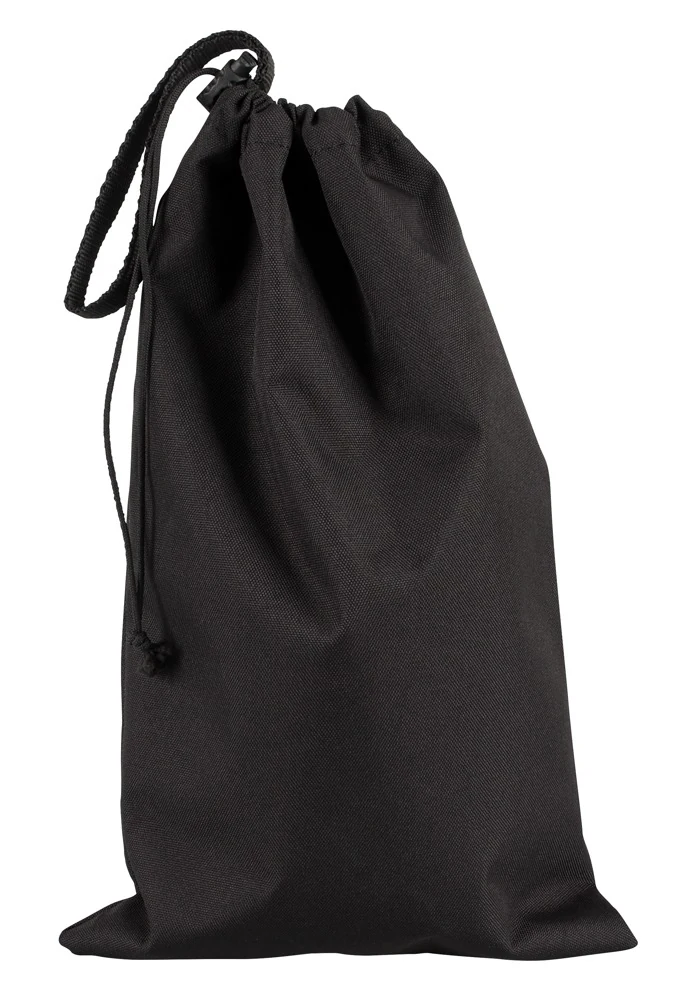 Zwarte opbergtas met riem