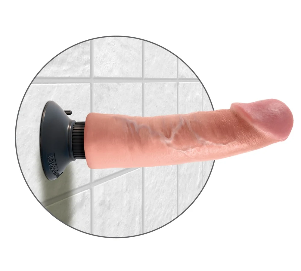 King Cock 9“ Vibrating 25,5 cm vibrator