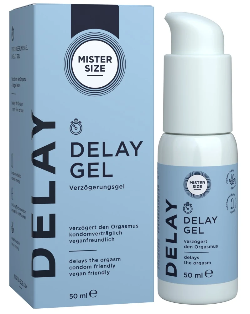 Mister Size Delay Gel stimulierende gele sprays