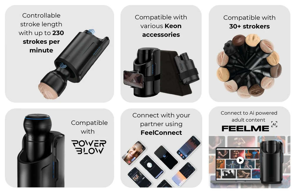 Kiiroo Keon WiFi Combo Set masturbator