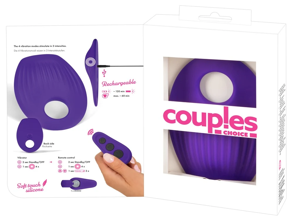 Couples Choice RC Multi Function Grinding Cushion 15 cm vibrator