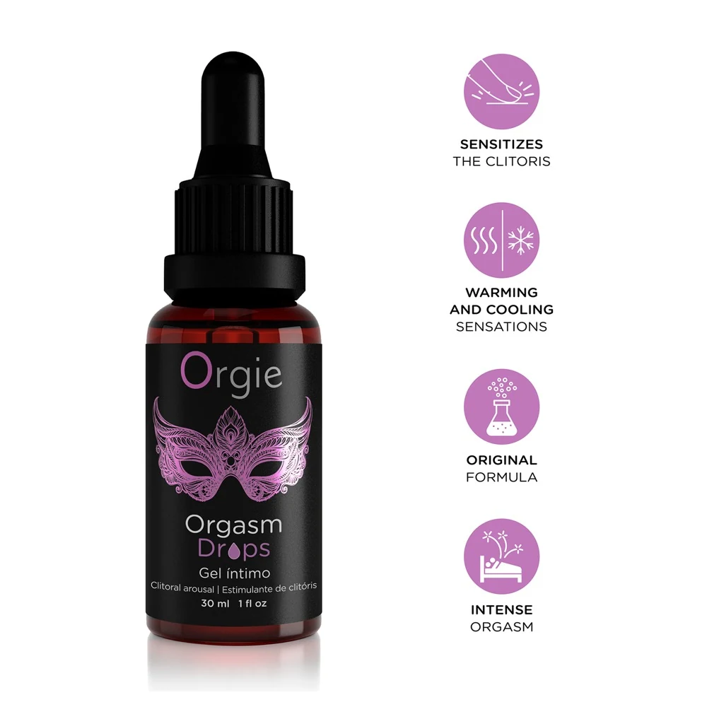 Orgie Orgasm Drops stimulierende gele sprays