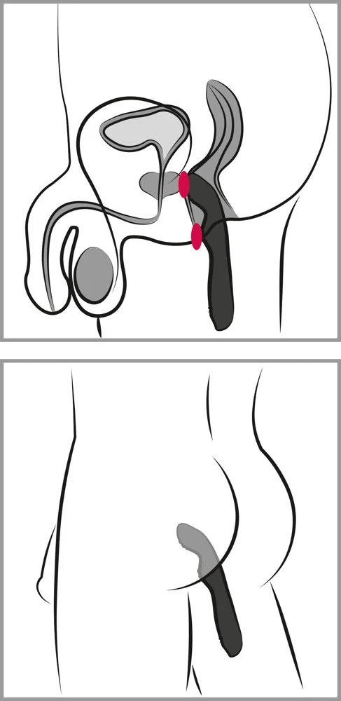 Rebel P-Spot Vibrator 23,5 cm