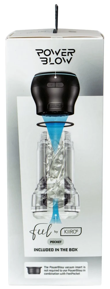 Kiiroo Feel Pocket Stroker Crystal PowerBlow masturbator