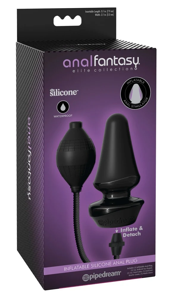 Anal Fantasy Elite Inflatable Silicone Plug 12,4 cm toy