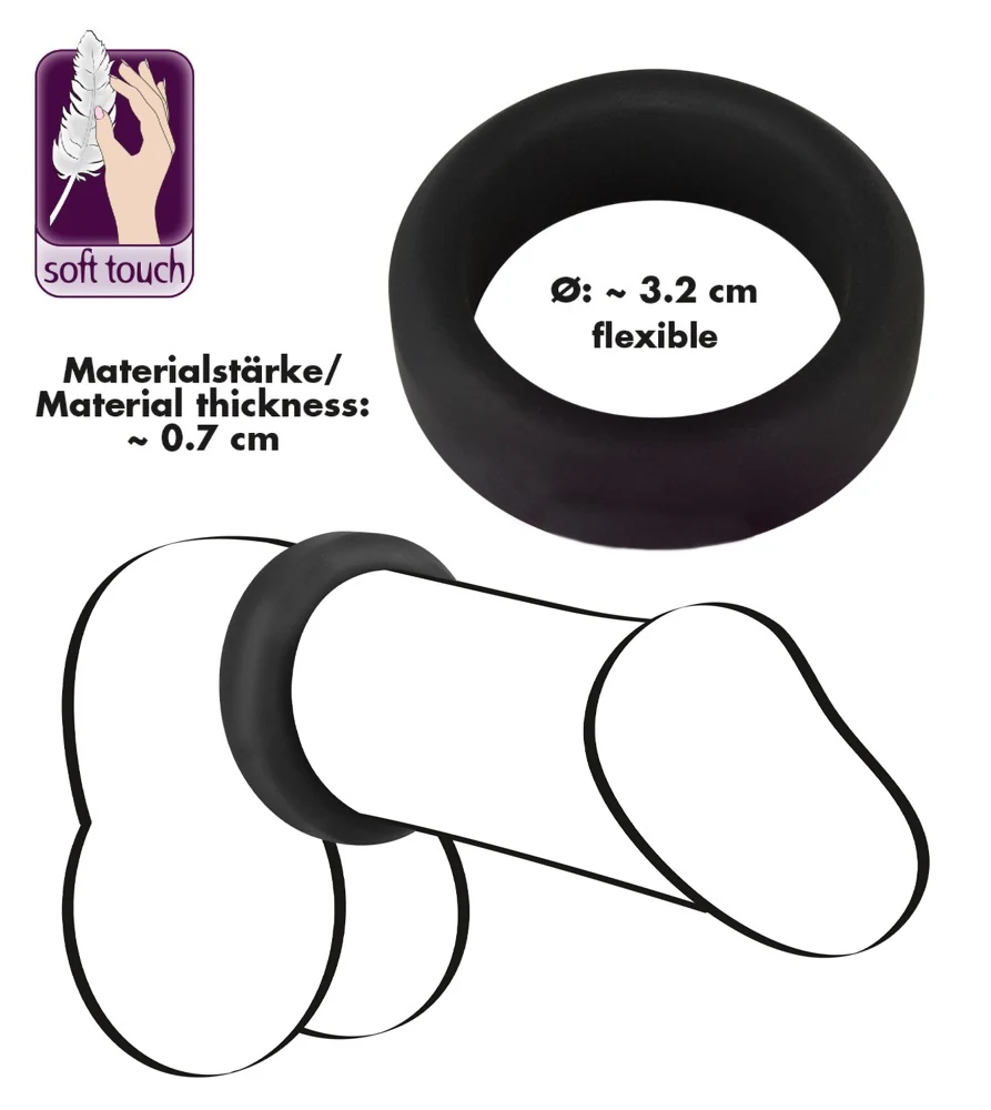 Black Velvets Cock ring penisring