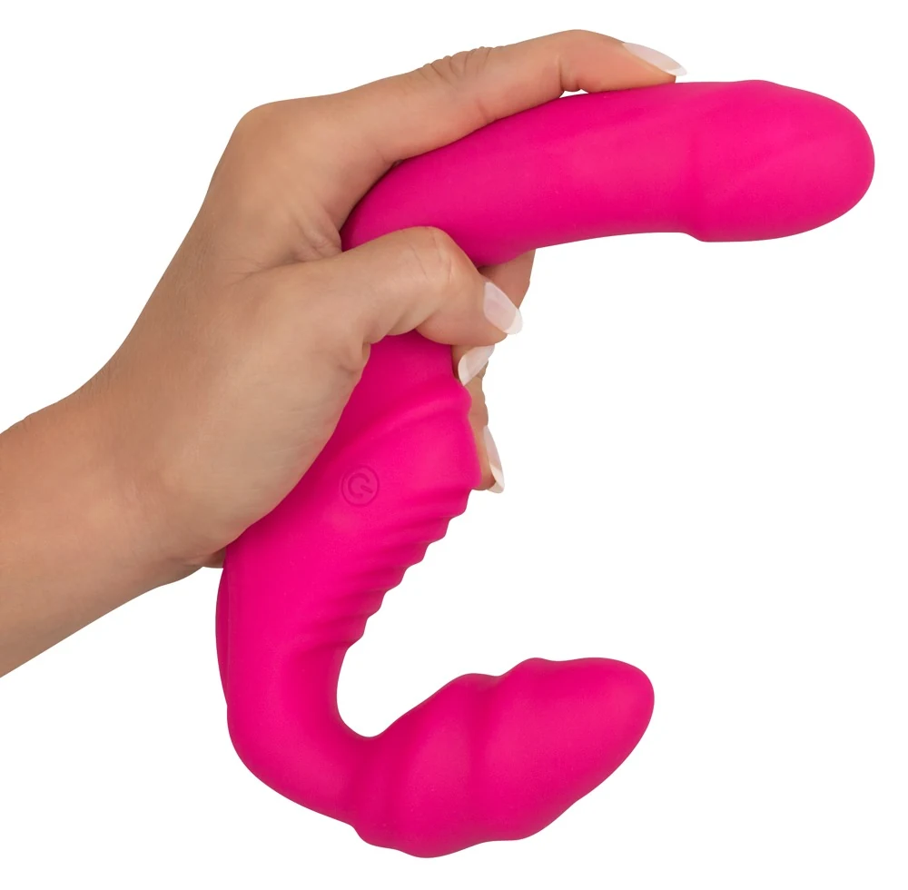 Strapless Strap-On Vibrating 21,8 cm vibrator