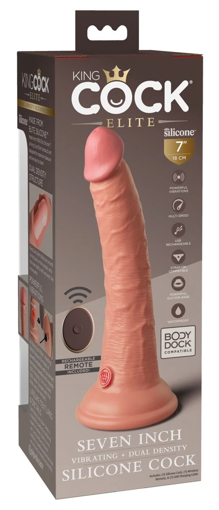 King Cock Elite 7“ Silicone RC 21 cm dildo