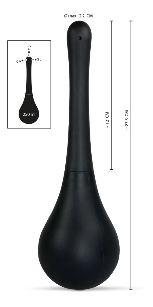 Intieme douche 200 ml zwart