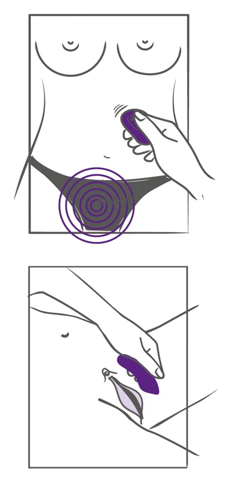Sweet Smile RC Panty Vibrator 8,8 cm
