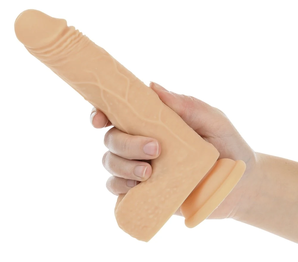 Naked Addiction 7,5“ Rotating Thrusting Vibrating Dong 19 cm vibrator