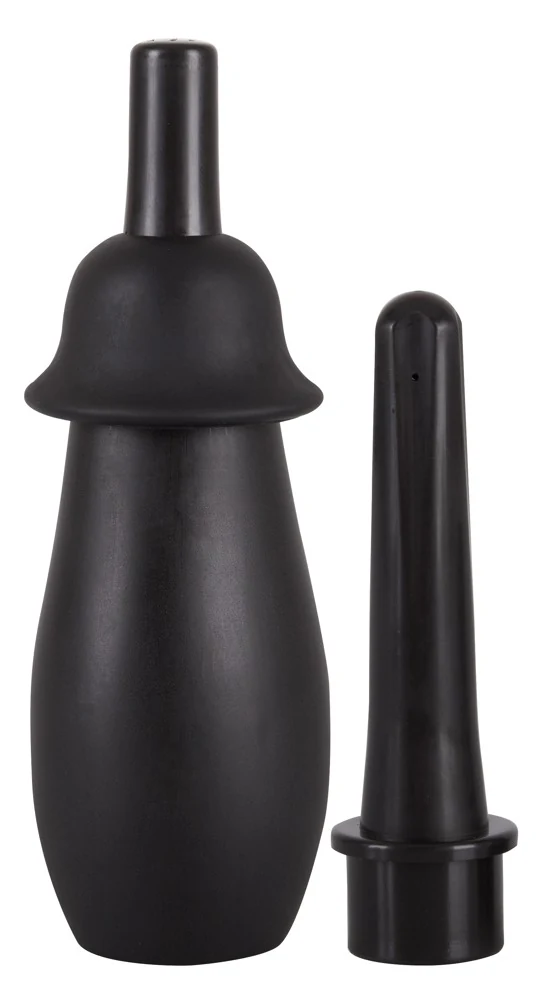 Intieme douche met pompbal en 2 opzetstukken