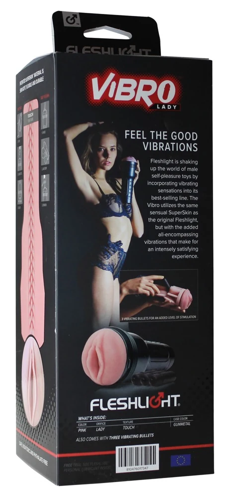 Vibrerende masturbator met opbergbox