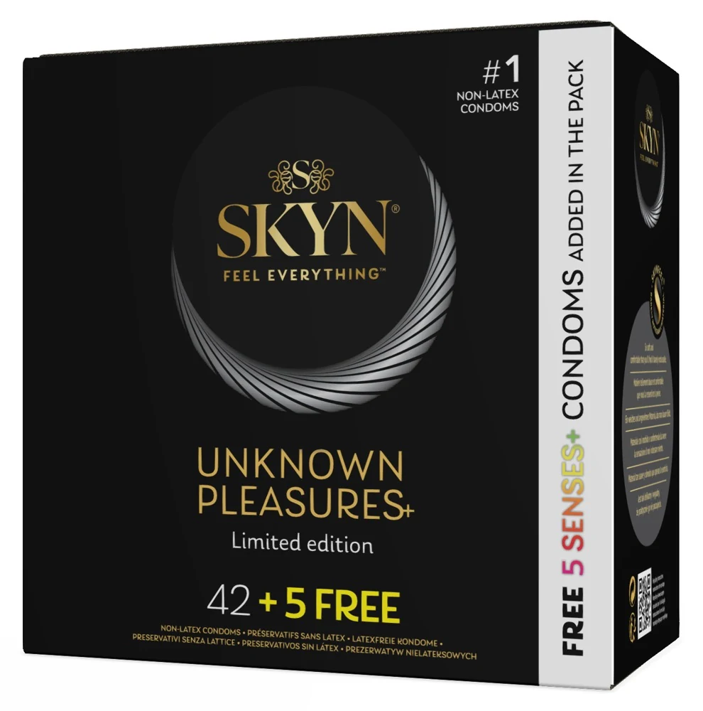 SKYN Unknown Pleasures condoommix 47 stuks