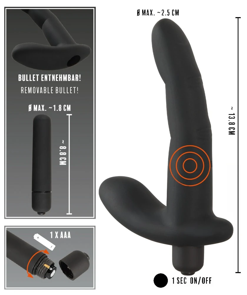 Rebel Naughty Finger Prostate Vibe 13,8 cm vibrator