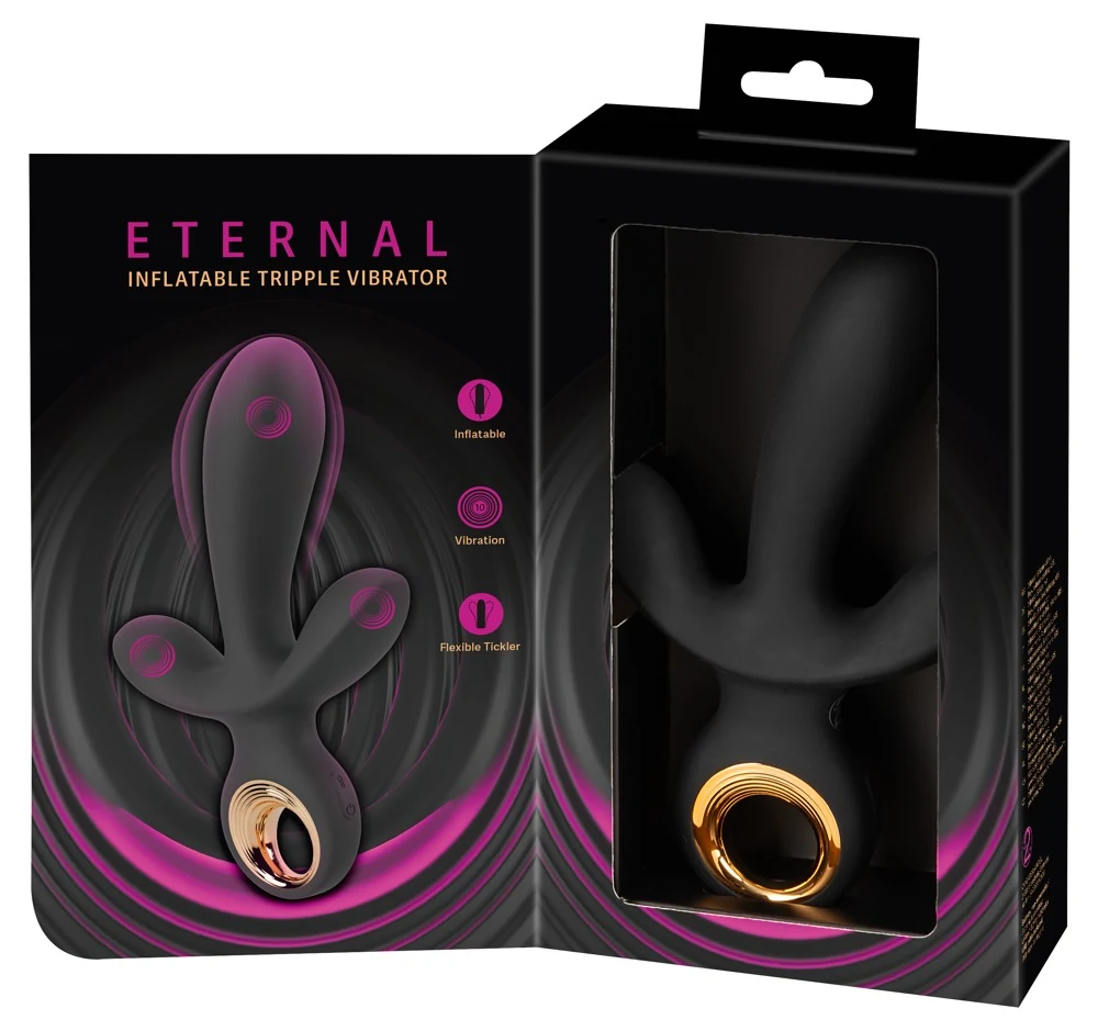 Eternal Inflatable Triple Vibrator 18,9 cm