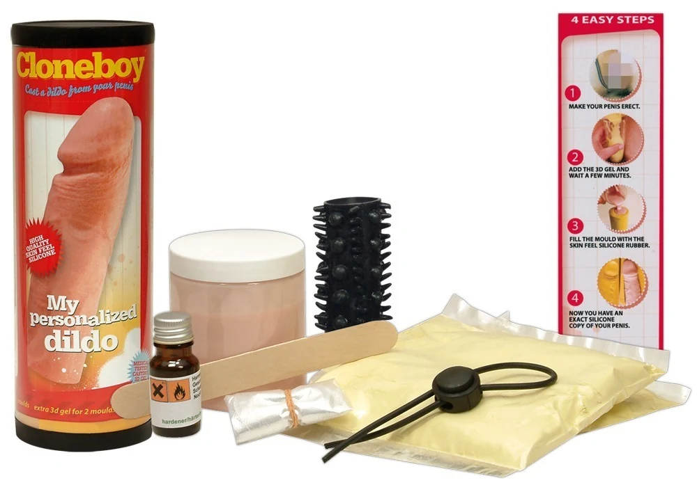 Cloneboy DIY siliconen dildo afdrukset