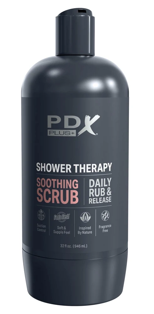PDX Plus Shower Therapy Soothing Scrub masturbator