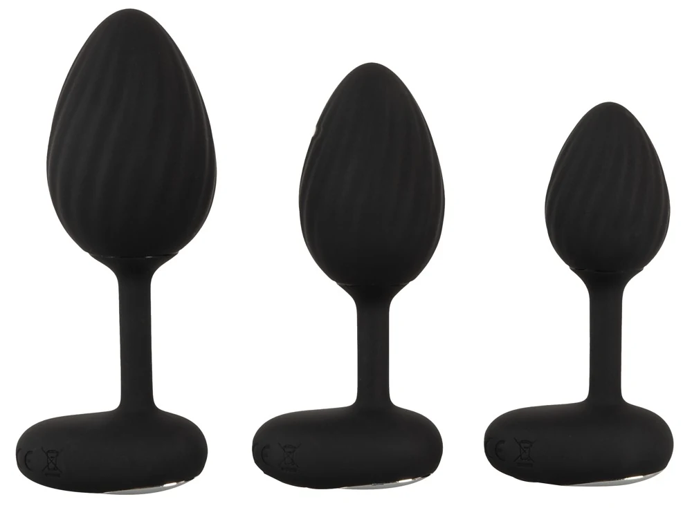 ANOS RC Butt Plug Set with Vibration anal toy
