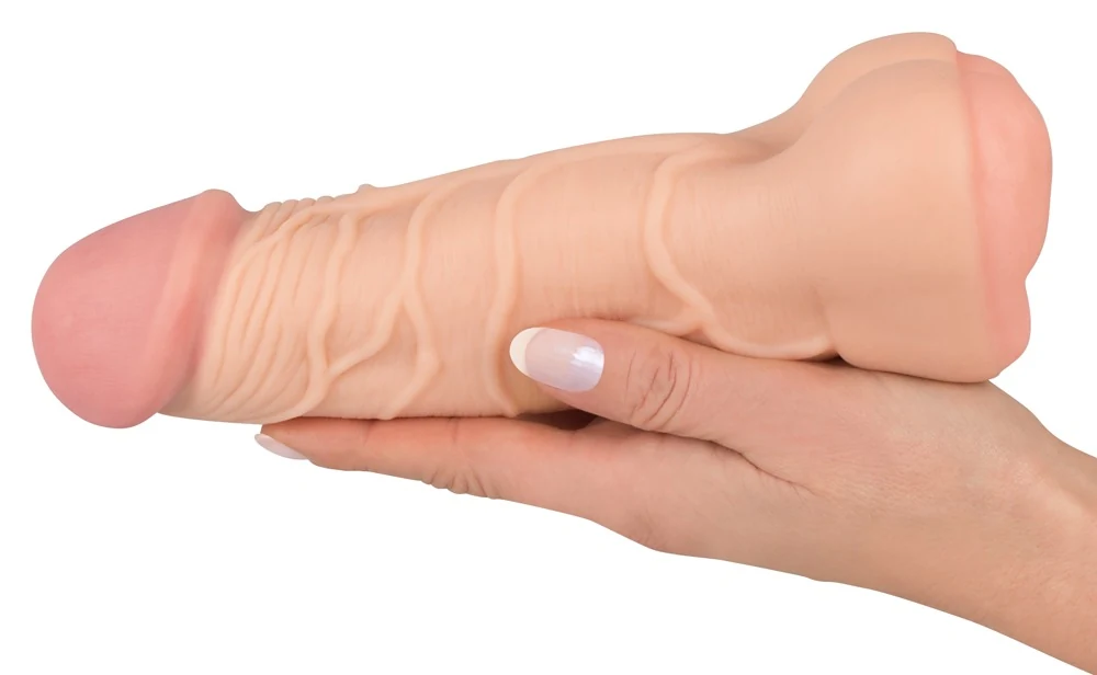 Penisvergroting sleeve met masturbator