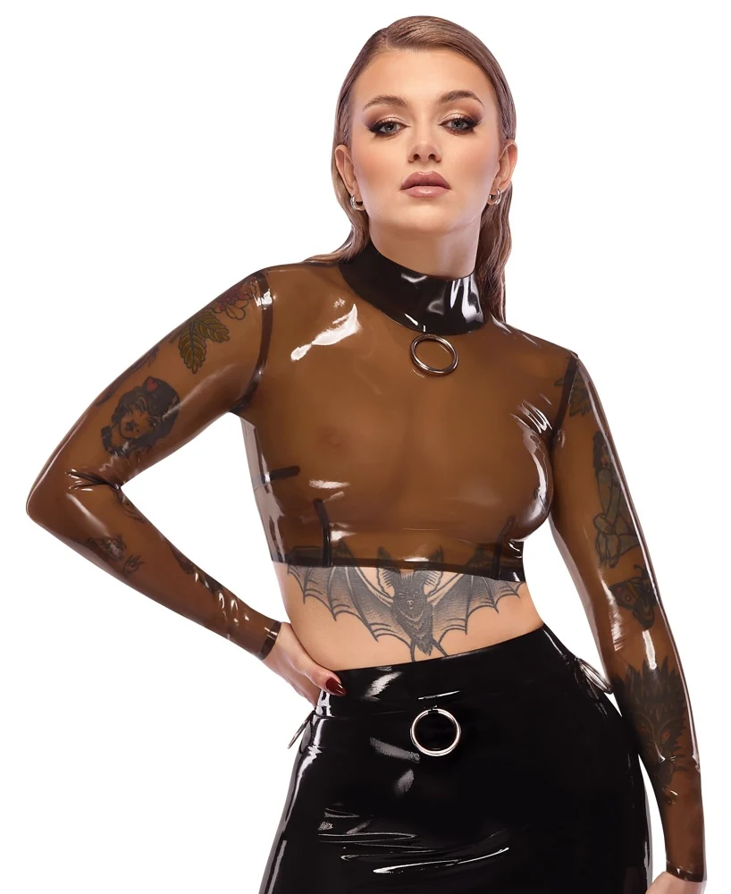 Late X Shirt aus Latex