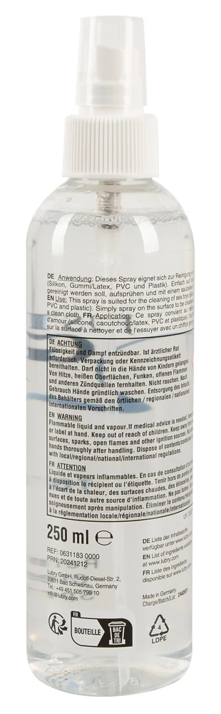 Just Glide Reinigungsspray Toys reiniger produktpflege