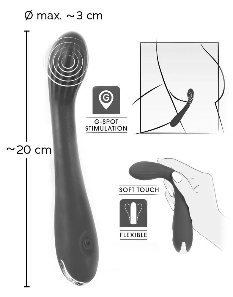 Sweet Smile G-Spot Vibrator 20 cm