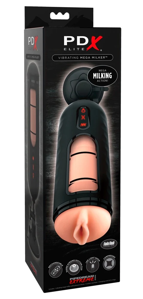 PDX Elite Vibrating Mega Milker masturbator