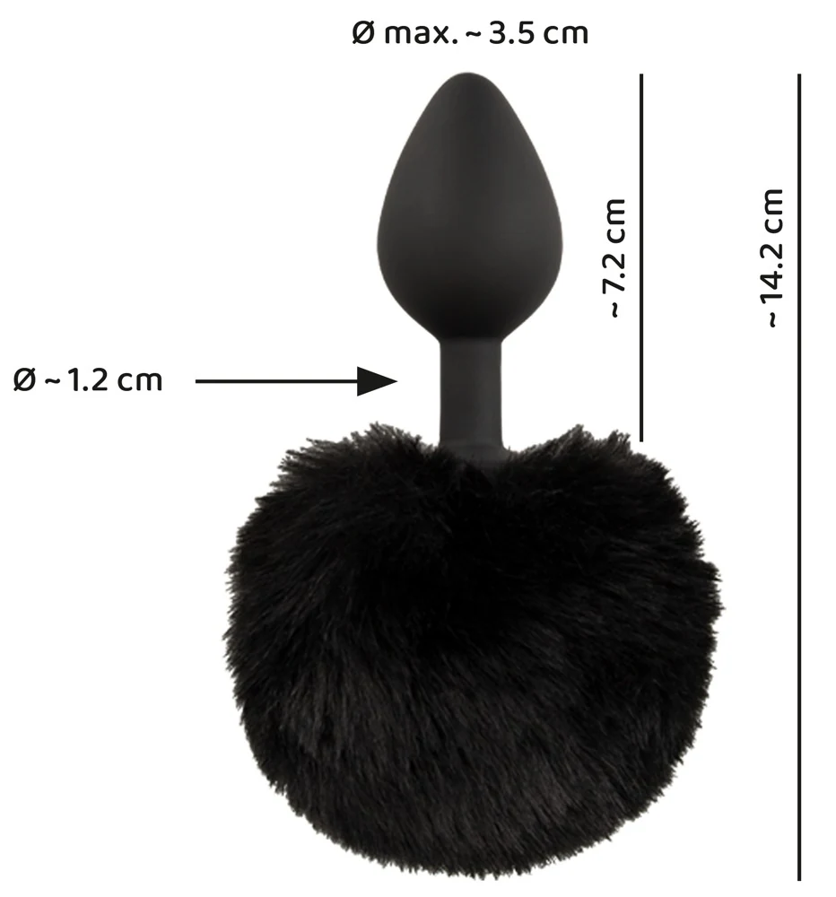 You2Toys Fluffy tail size M 14,2 cm anal toy