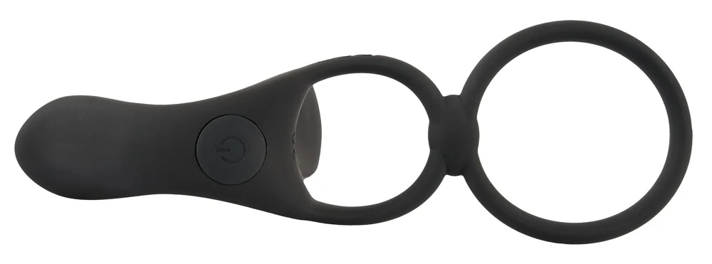 Black Velvets Couple's Vibrator penisring