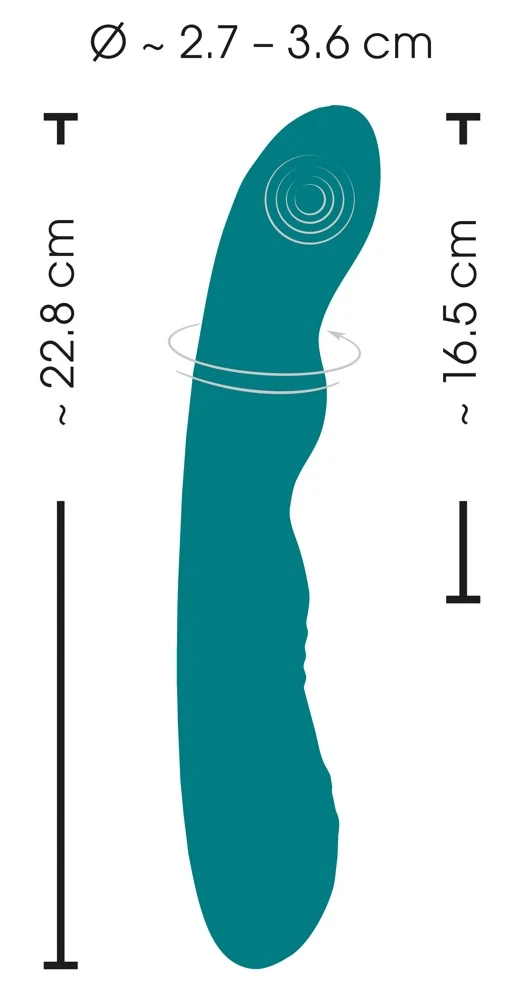 Sweet Smile Rotating G-Spot Vibrator 22,8 cm