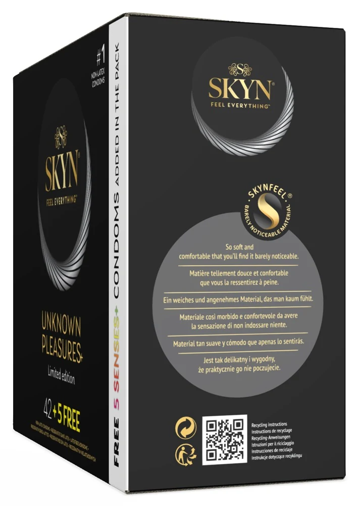 SKYN Unknown Pleasures condoommix 47 stuks