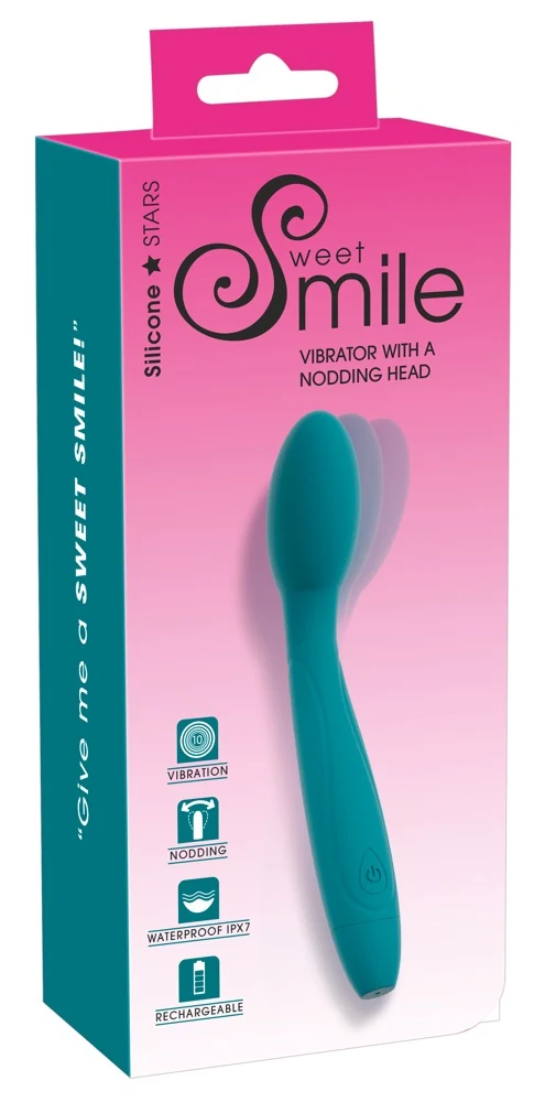 Sweet Smile Vibrator with a Nodding Head 18,2 cm