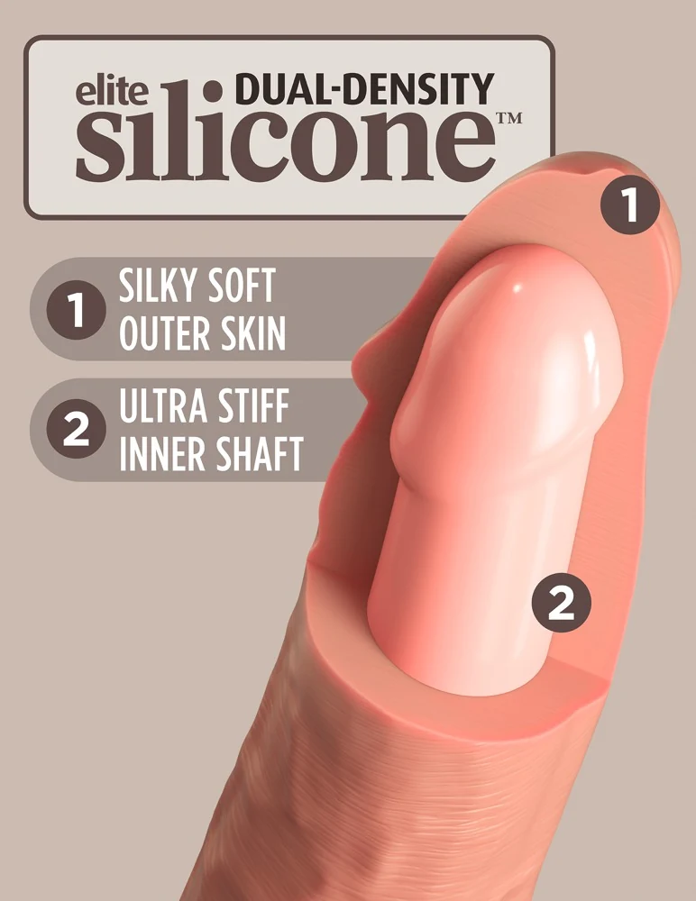 King Cock Elite 7“ Dual Density Silicone 21 cm dildo