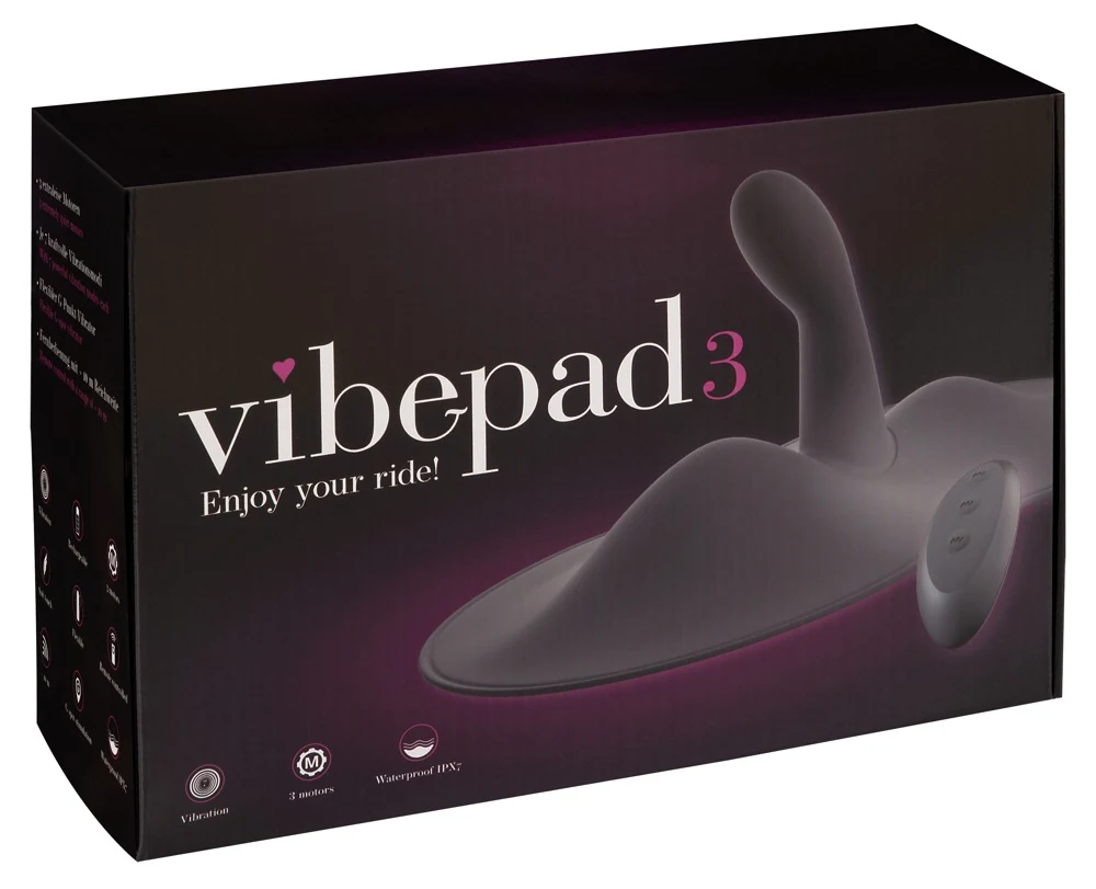 Vibepad 3 met G-spot vibrator en afstandsbediening