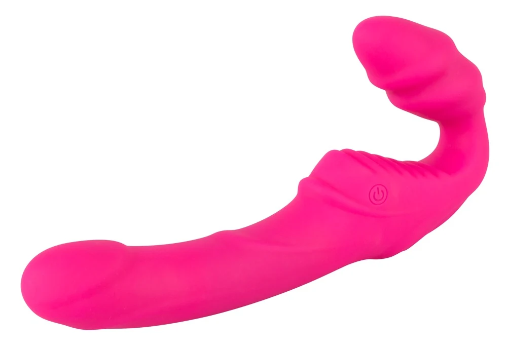 Strapless Strap-On Vibrating 21,8 cm vibrator