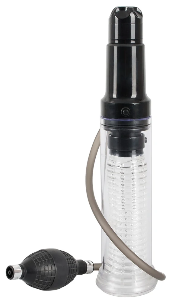 Penispomp en masturbator met vibratie