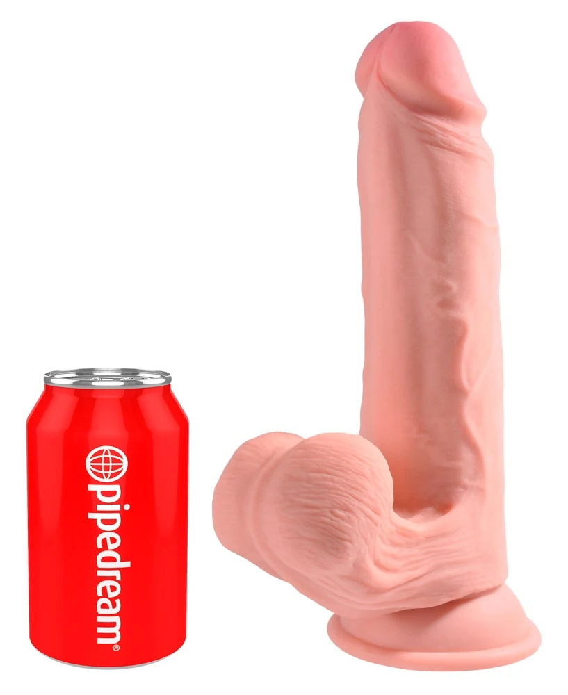King Cock Plus Triple Density with Swinging Balls 26 cm dildo