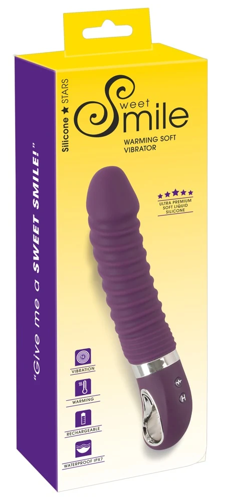 Sweet Smile Warming Soft Vibrator 23,5 cm