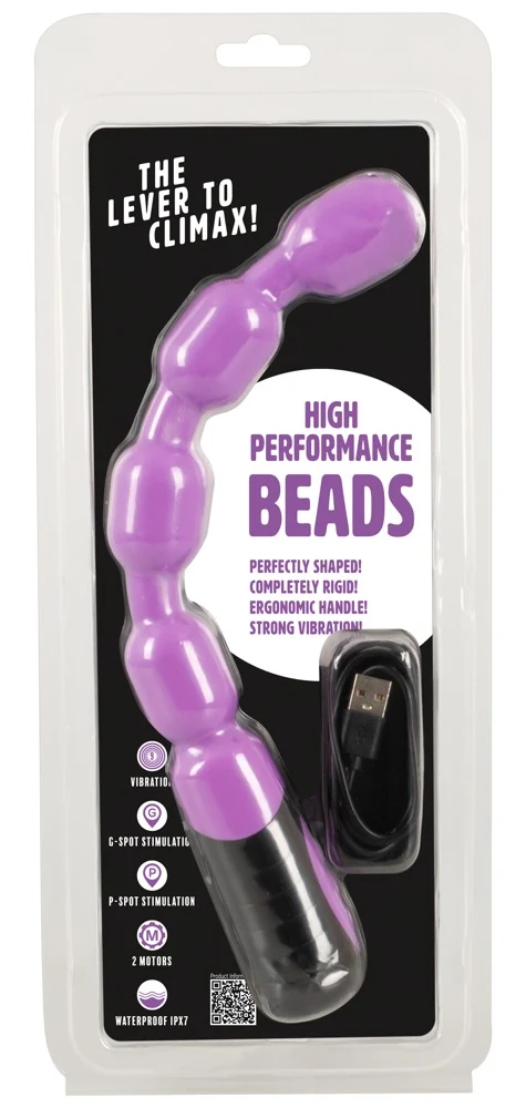 You2Toys gebogen bullet vibrator met beads