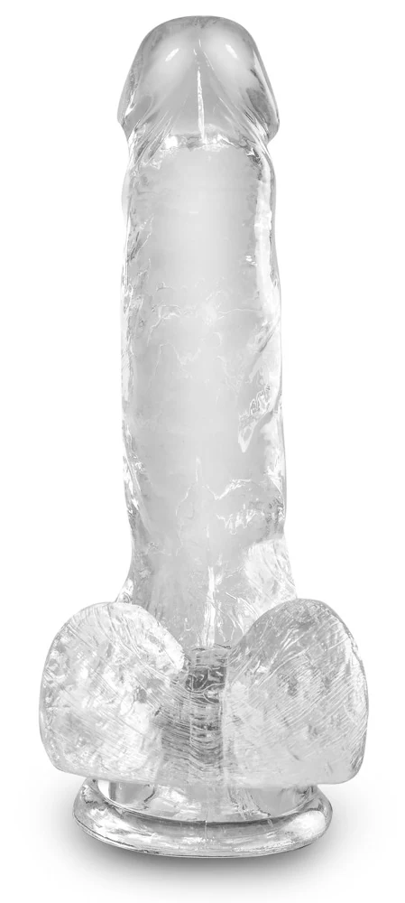 Realistische dildo met zuigvoet 17,8 cm